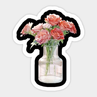 Red Flower,Beautiful Flowers Sticker